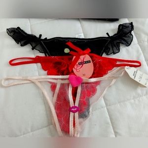 3 Pairs, Pink🩷, Black 🖤 , Red ♥️🍒